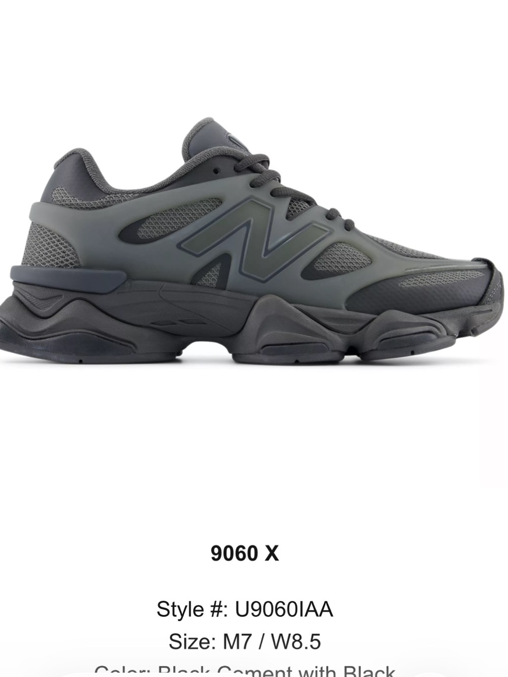 NEW BALANCE 9060 women size 8.5. Brand New with box